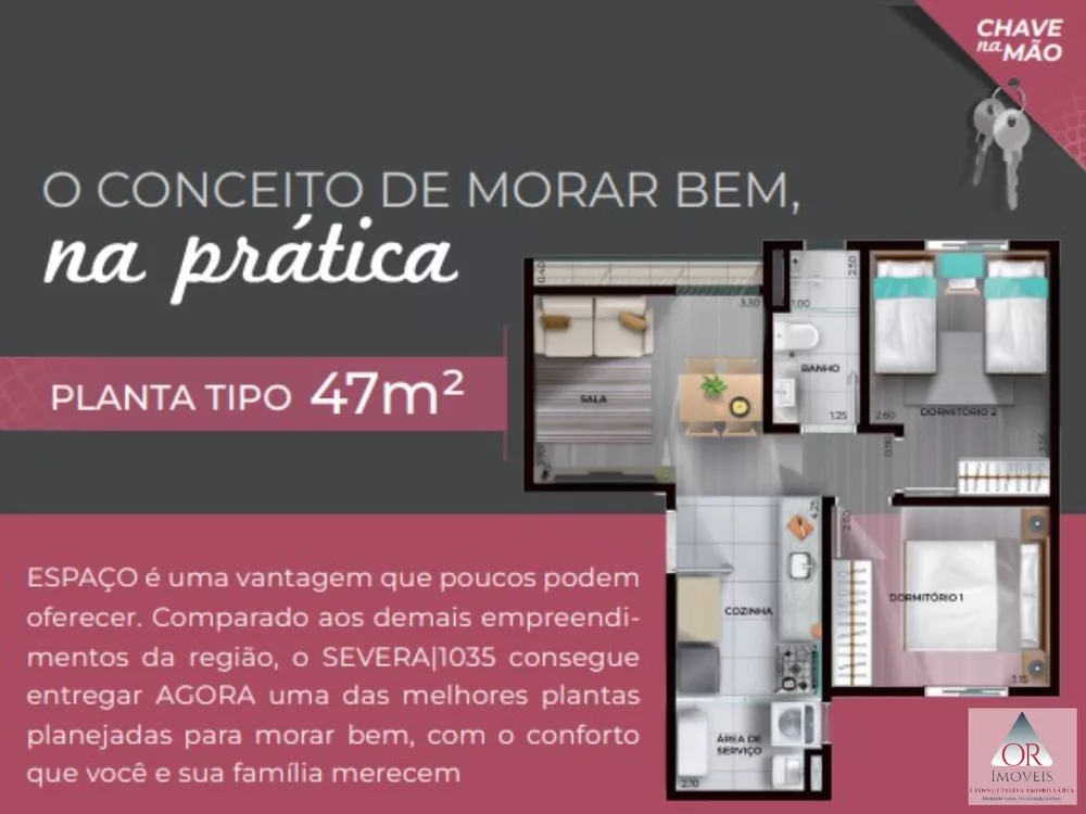 Apartamento à venda com 2 quartos, 47m² - Foto 4