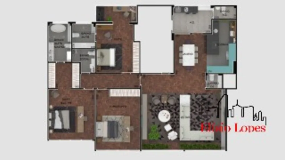 Apartamento, 3 quartos, 236 m² - Foto 4