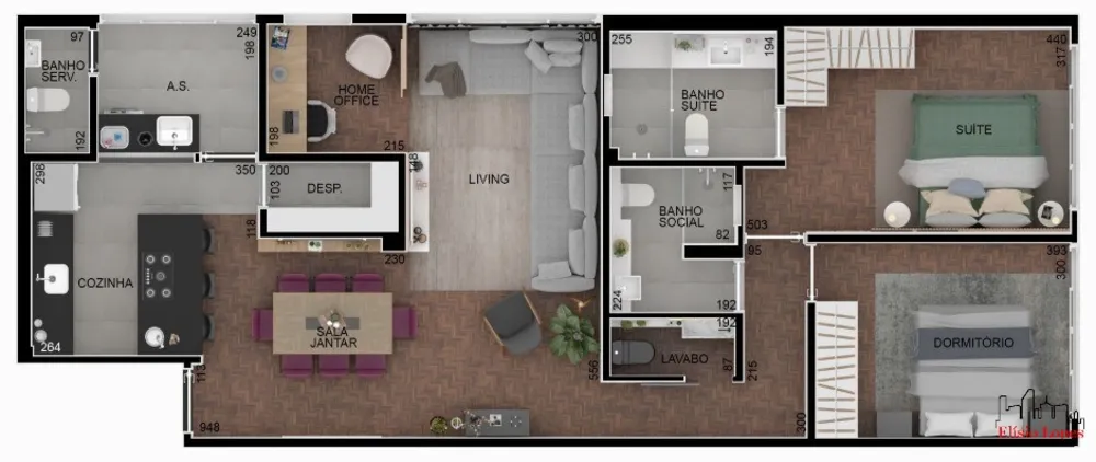 Apartamento, 2 quartos, 107 m² - Foto 4