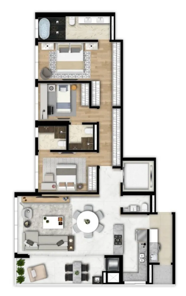 Apartamento, 2 quartos, 128 m² - Foto 10