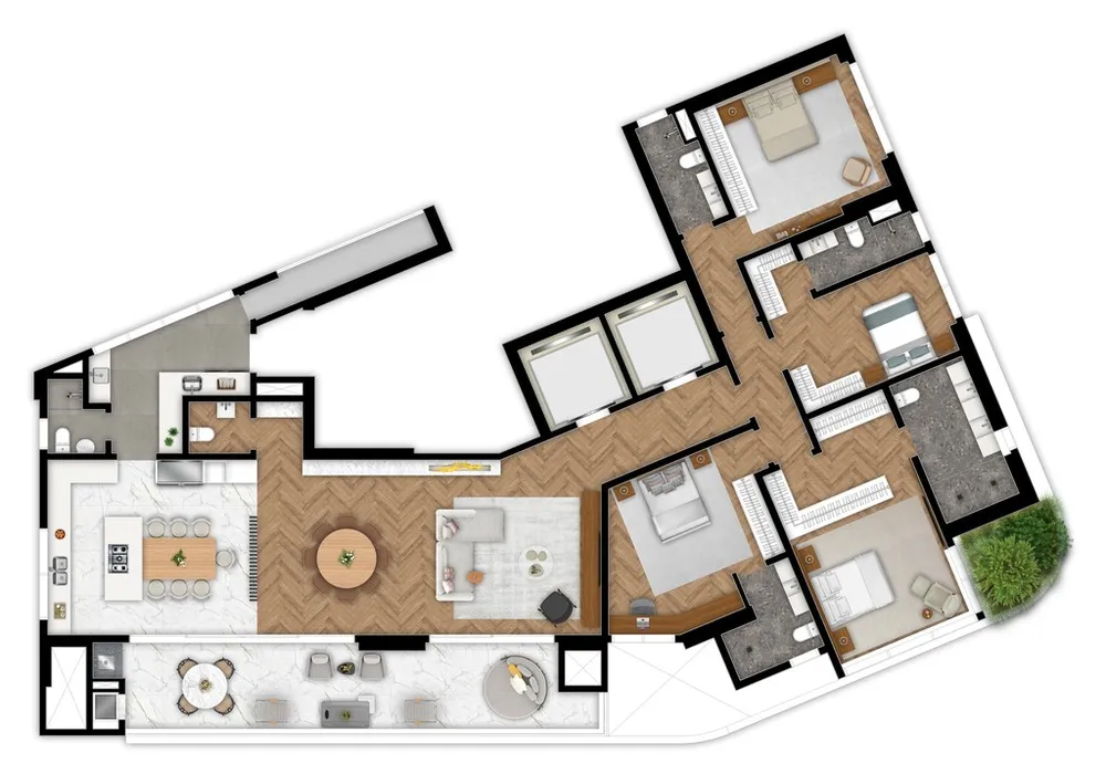 Apartamento, 3 quartos, 234 m² - Foto 10