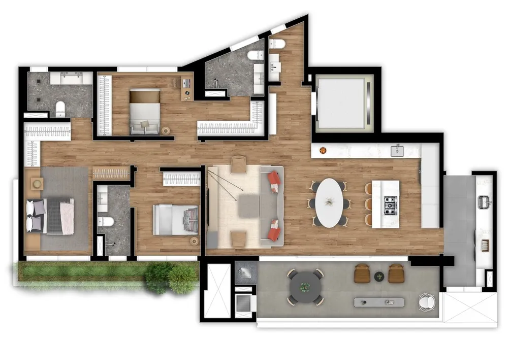Apartamento, 3 quartos, 234 m² - Foto 11