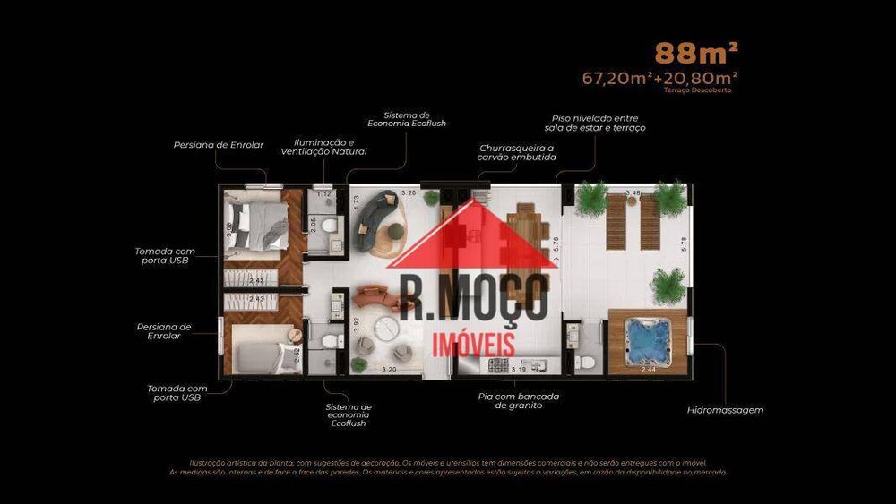 Apartamento à venda com 2 quartos, 33m² - Foto 12
