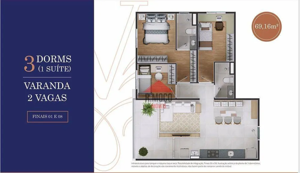 Apartamento, 1 quarto, 32 m² - Foto 8