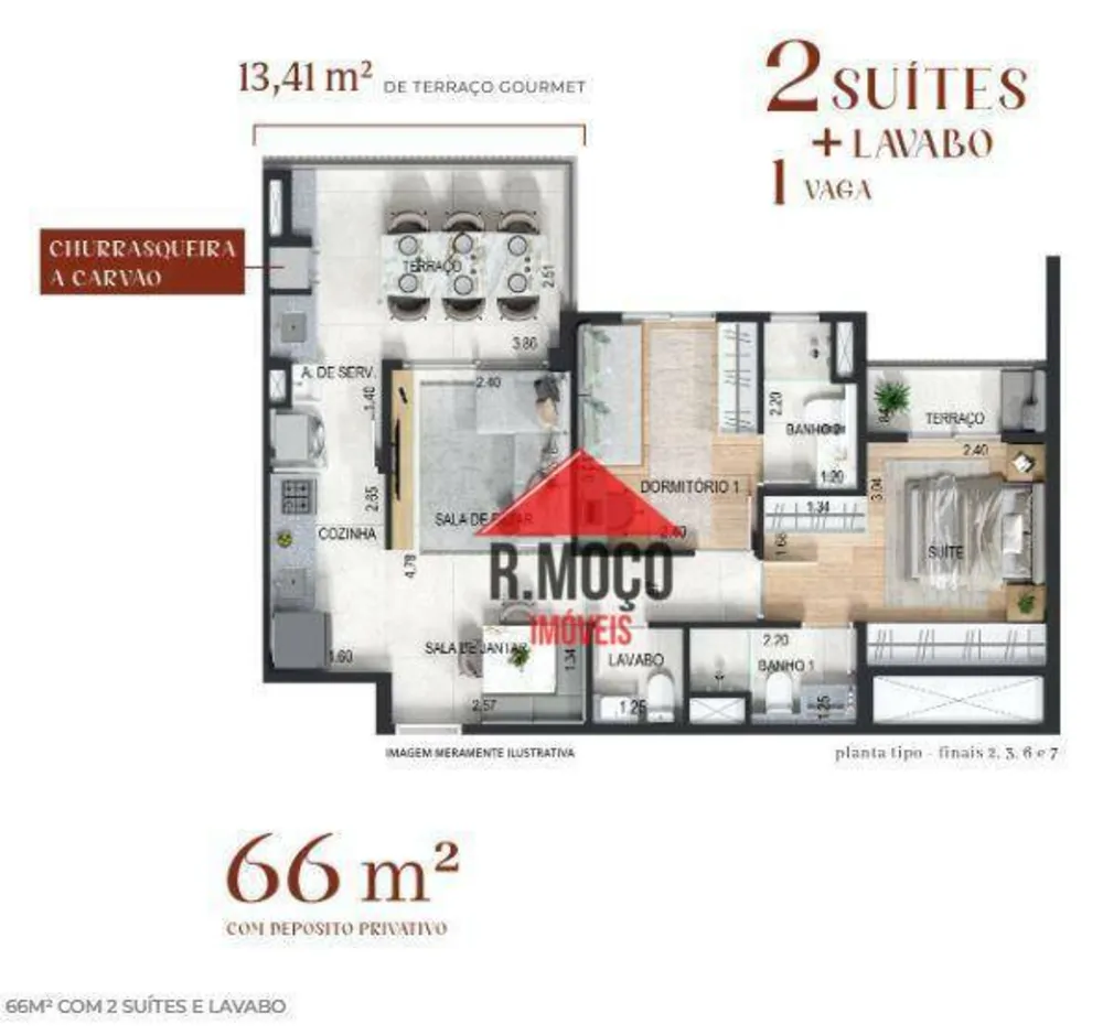 Apartamento, 2 quartos, 64 m² - Foto 10