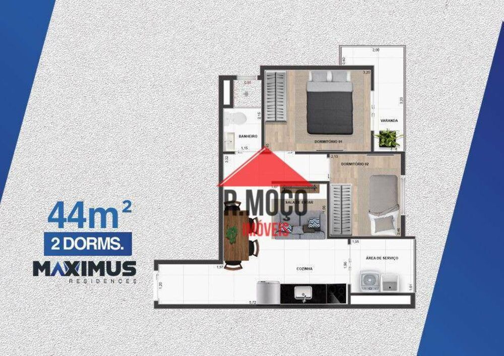 Apartamento, 1 quarto, 41 m² - Foto 10