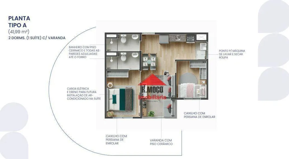Apartamento, 2 quartos, 42 m² - Foto 5