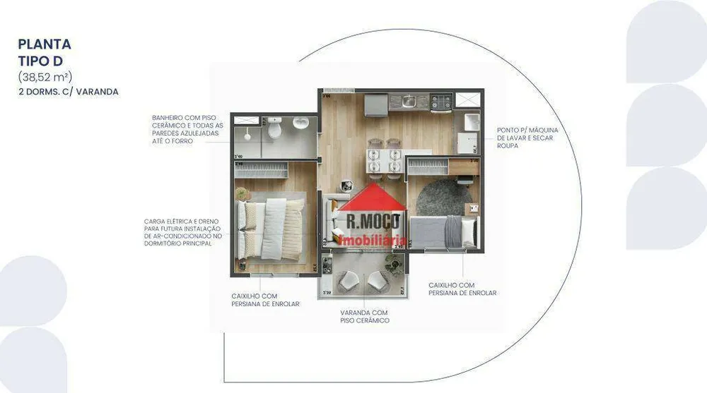 Apartamento, 2 quartos, 42 m² - Foto 11