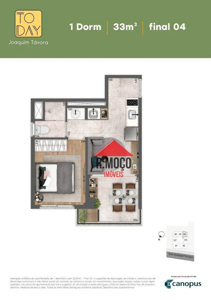 Apartamento, 1 quarto, 26 m² - Foto 5