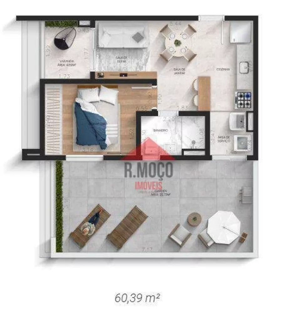 Apartamento, 1 quarto, 26 m² - Foto 3