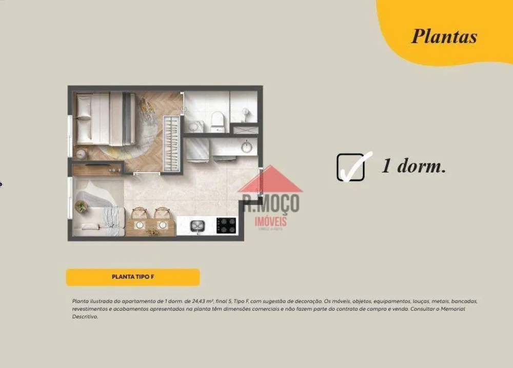Apartamento, 2 quartos, 38 m² - Foto 5