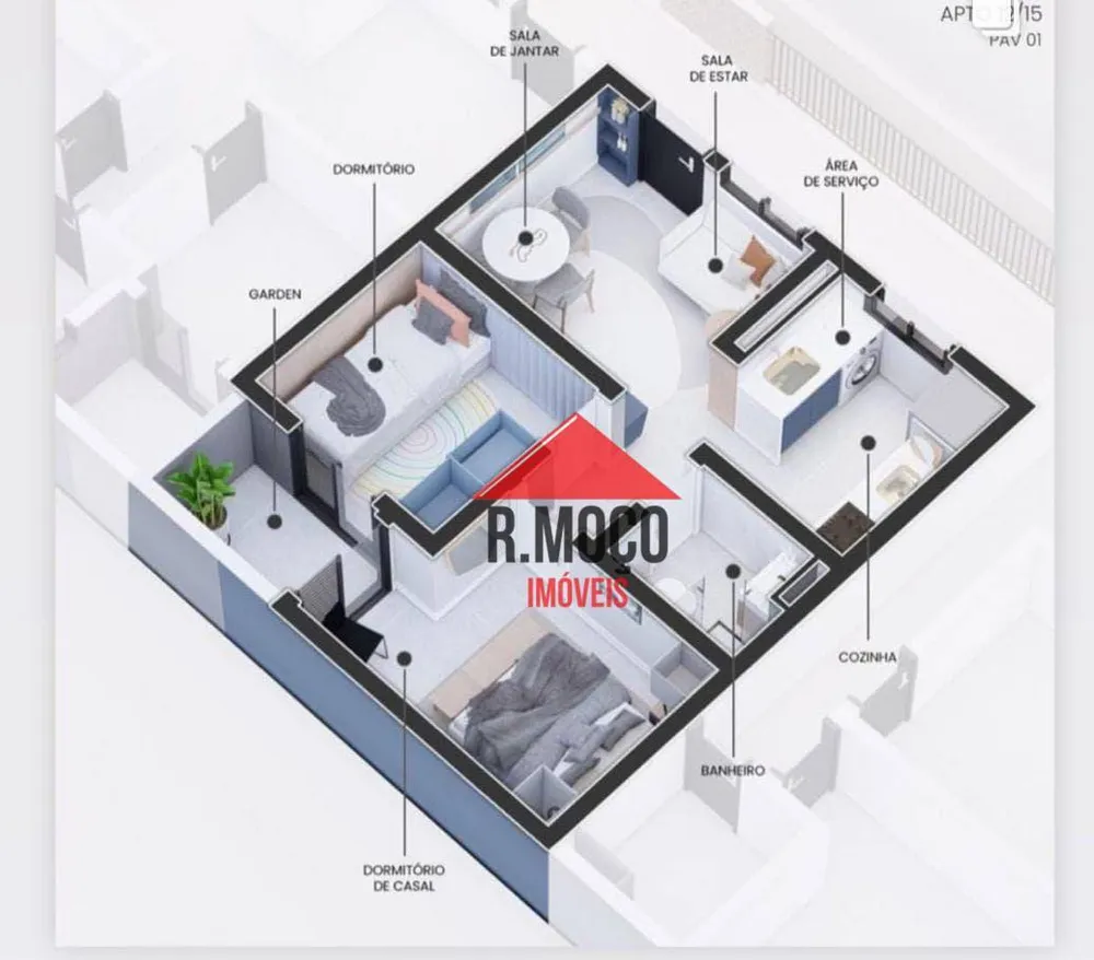 Apartamento, 2 quartos, 40 m² - Foto 8