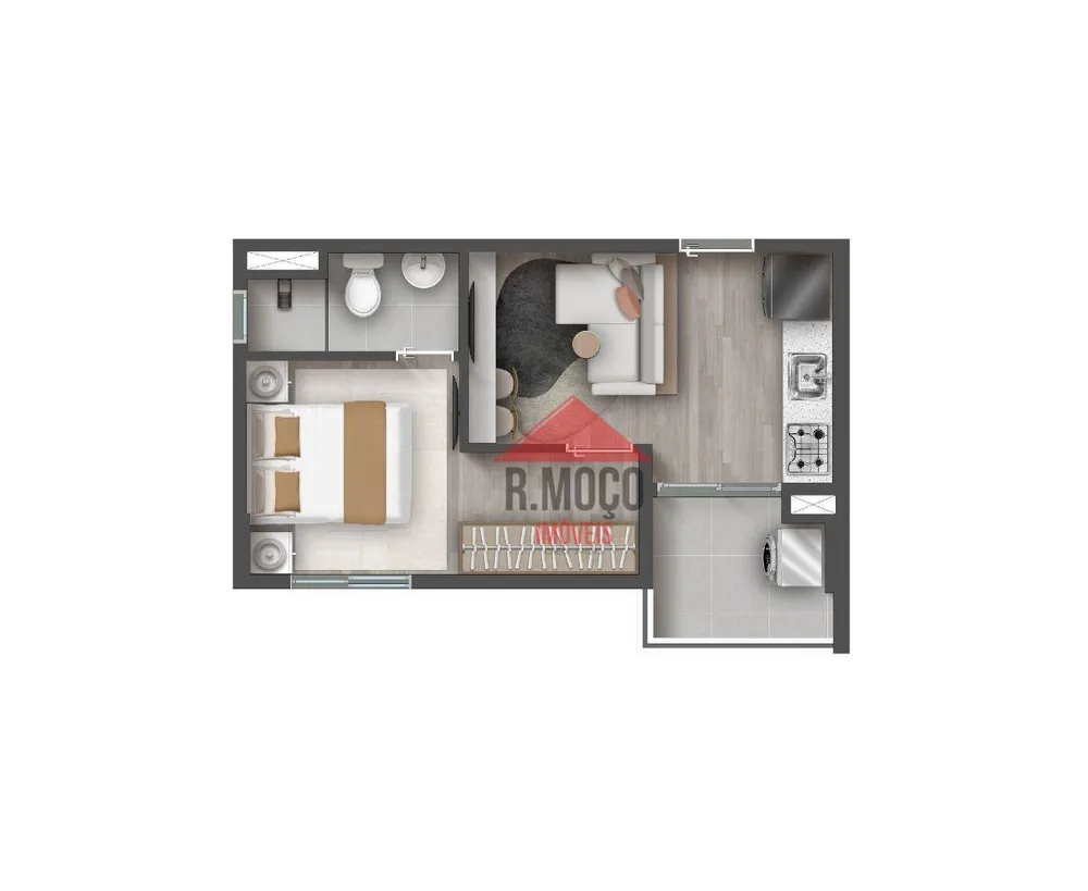 Apartamento, 2 quartos, 37 m² - Foto 15