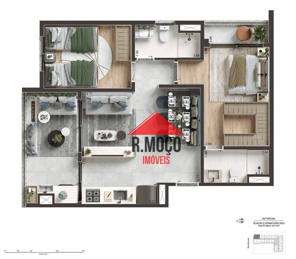 Apartamento, 2 quartos, 63 m² - Foto 20