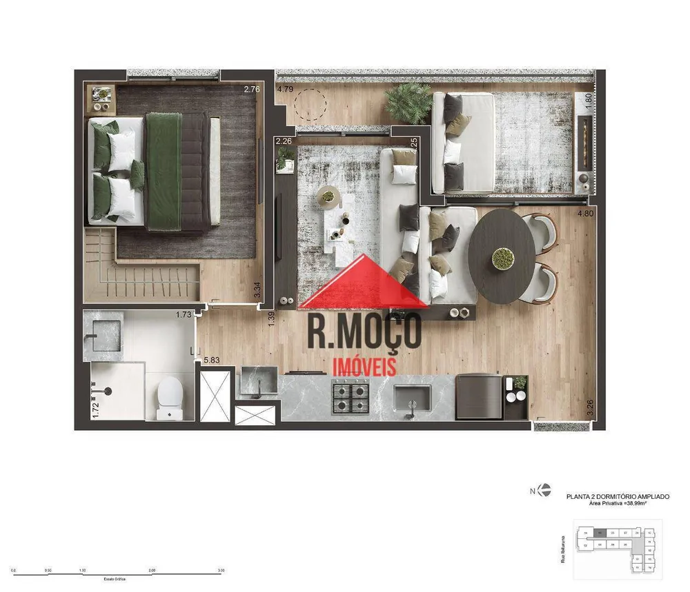 Apartamento, 2 quartos, 63 m² - Foto 24