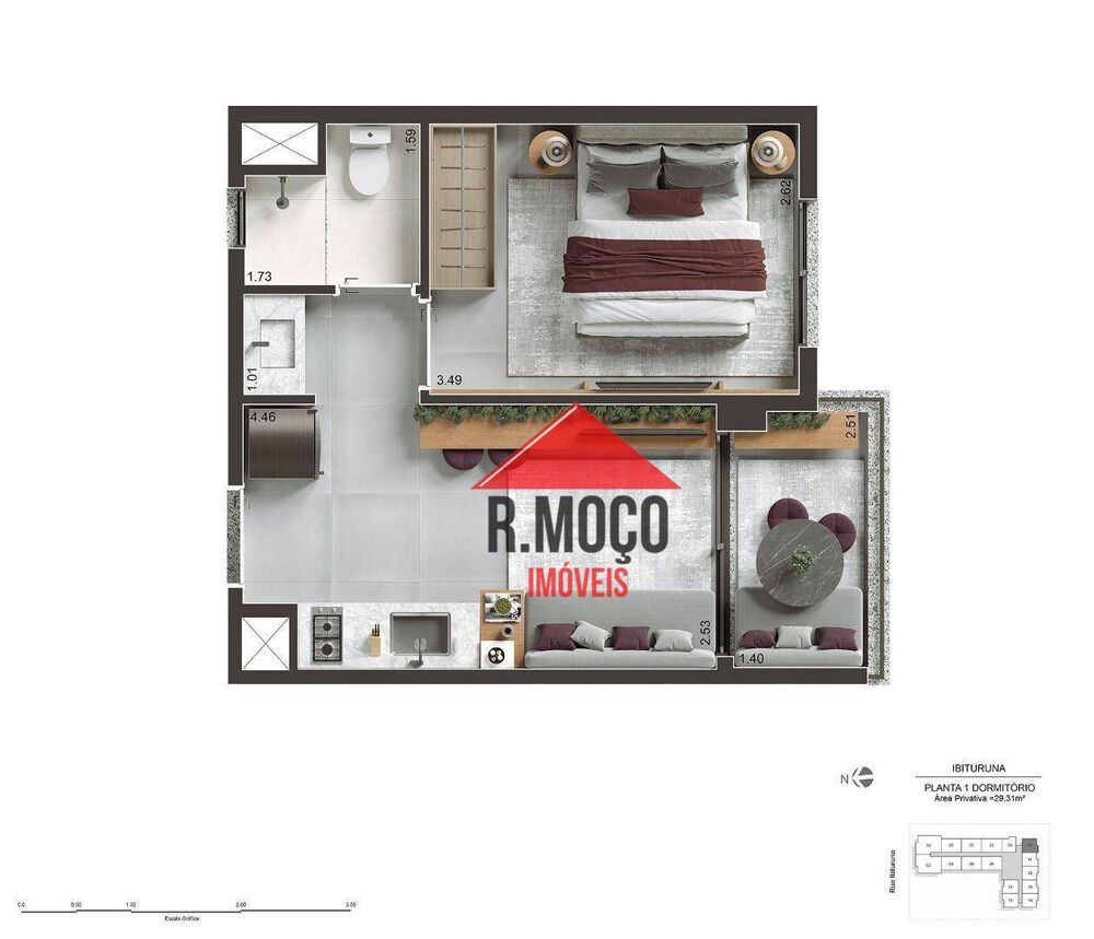 Apartamento, 2 quartos, 63 m² - Foto 1