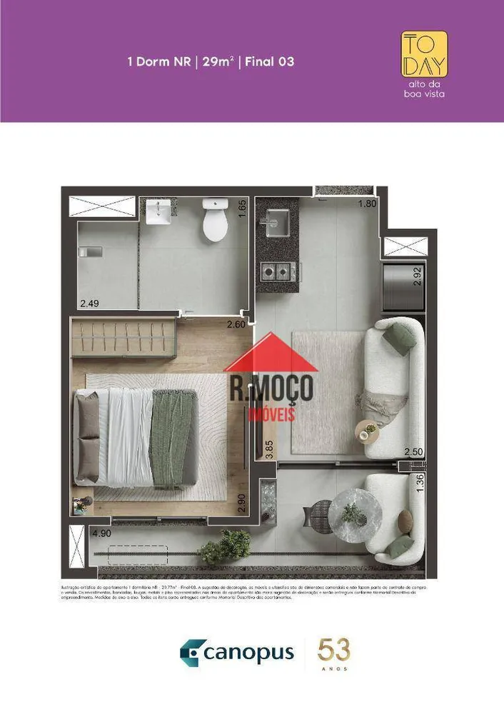 Apartamento, 1 quarto, 30 m² - Foto 17