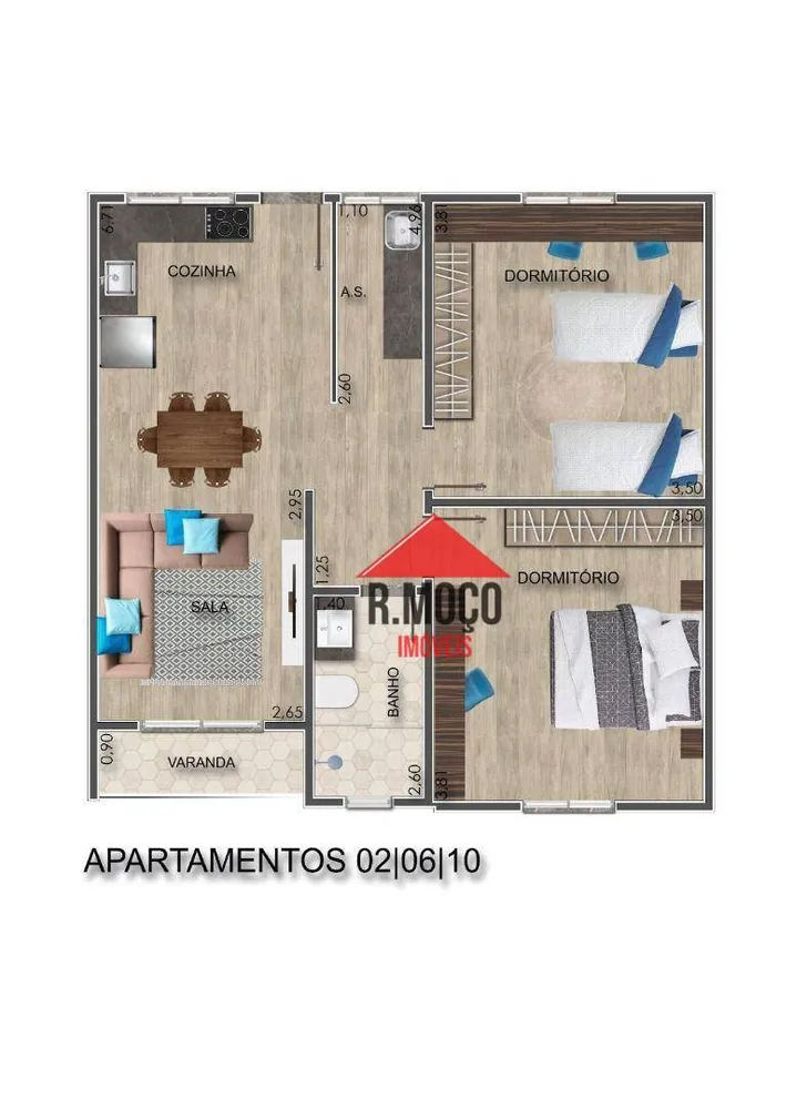 Apartamento, 2 quartos, 83 m² - Foto 15