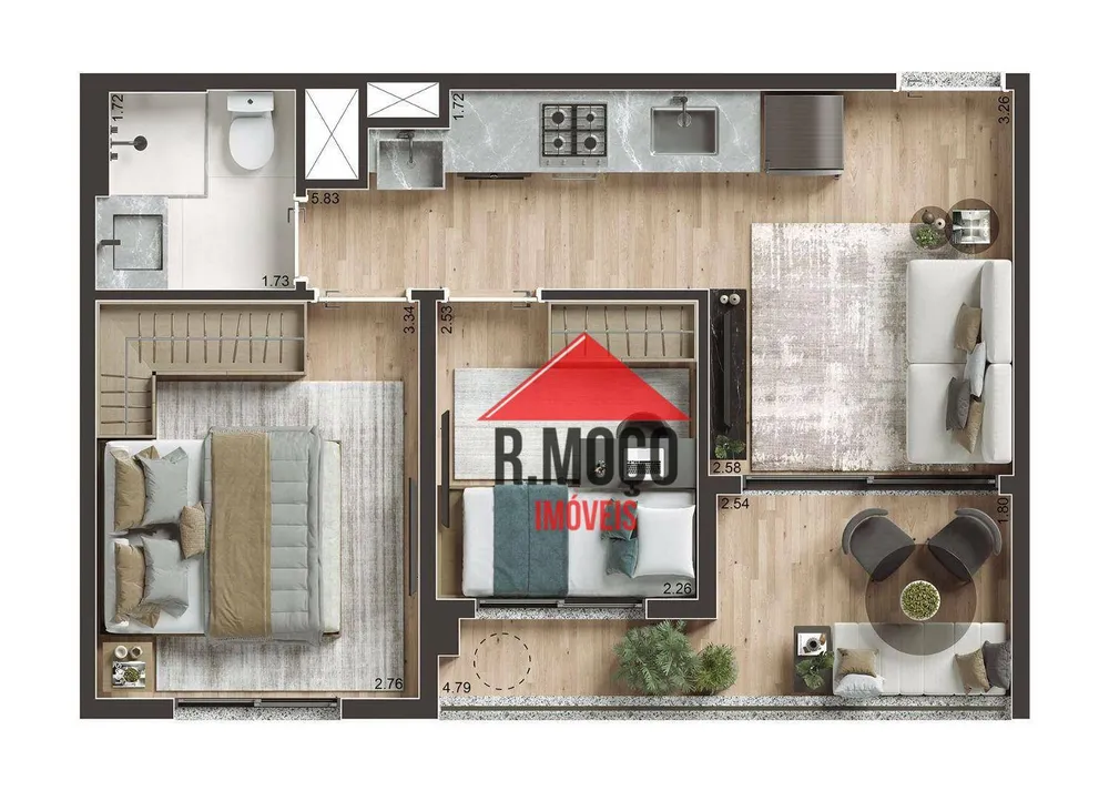 Apartamento, 1 quarto, 30 m² - Foto 6