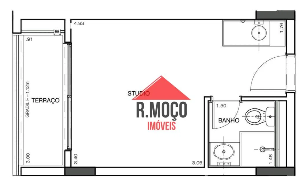 Kitnet-Studio, 22 m² - Foto 16