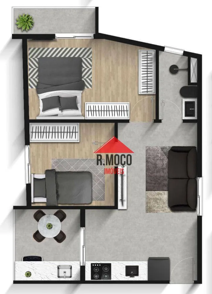 Apartamento, 2 quartos, 41 m² - Foto 12