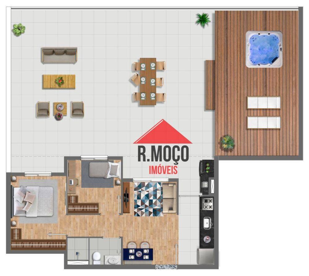 Apartamento, 1 quarto, 31 m² - Foto 3