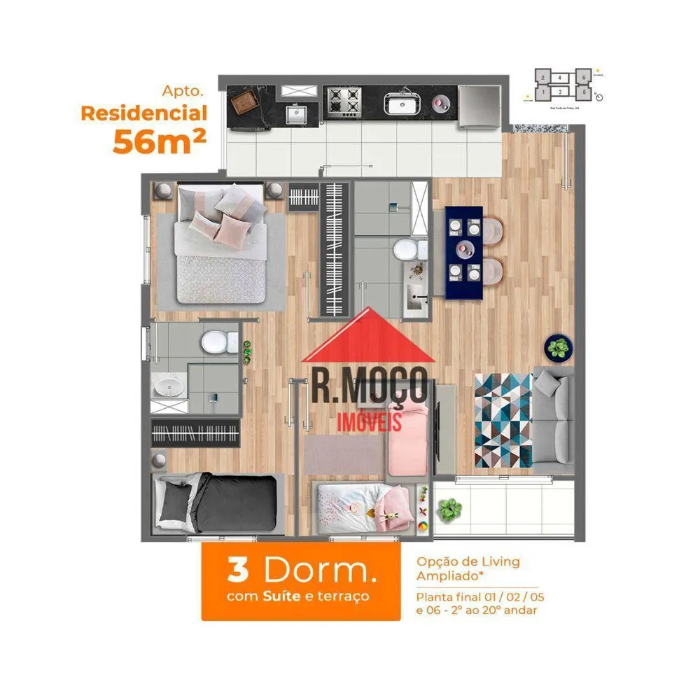 Apartamento, 1 quarto, 31 m² - Foto 9