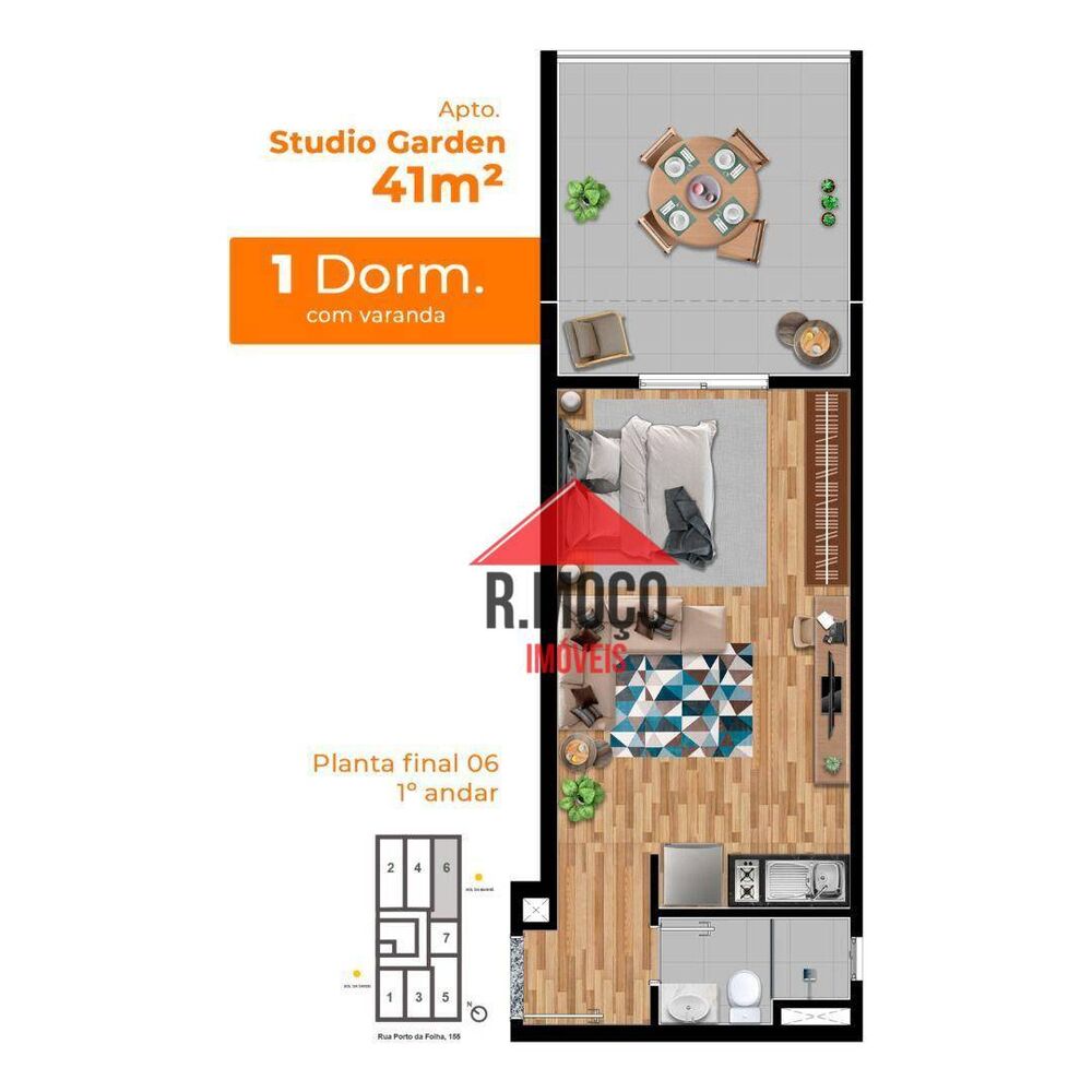 Apartamento, 1 quarto, 31 m² - Foto 12