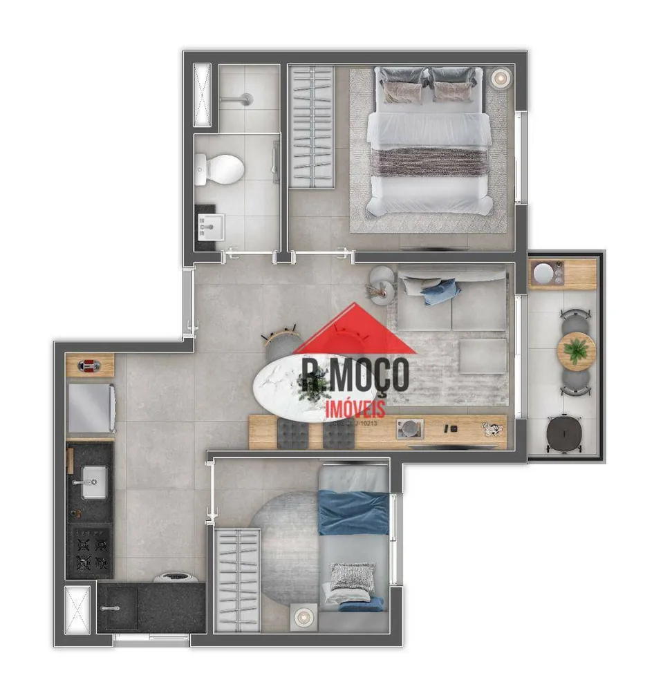 Apartamento, 1 quarto, 29 m² - Foto 10