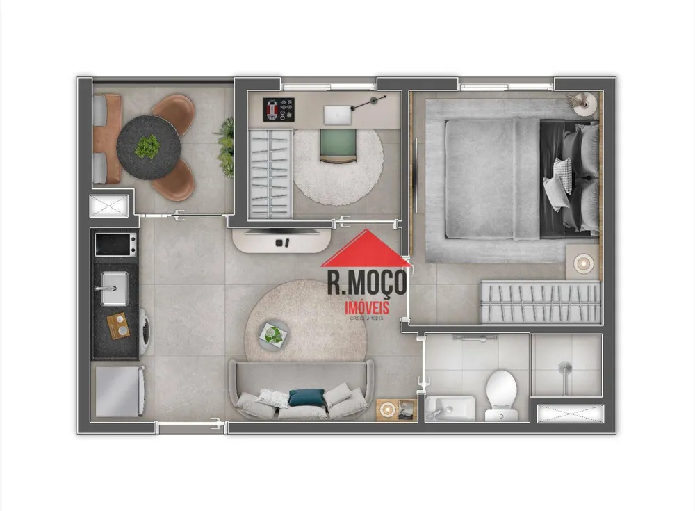Apartamento, 1 quarto, 29 m² - Foto 12