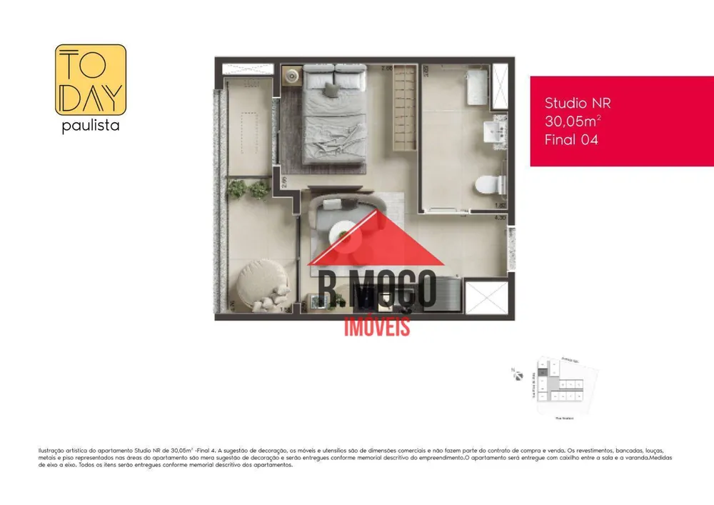 Apartamento, 1 quarto, 30 m² - Foto 15