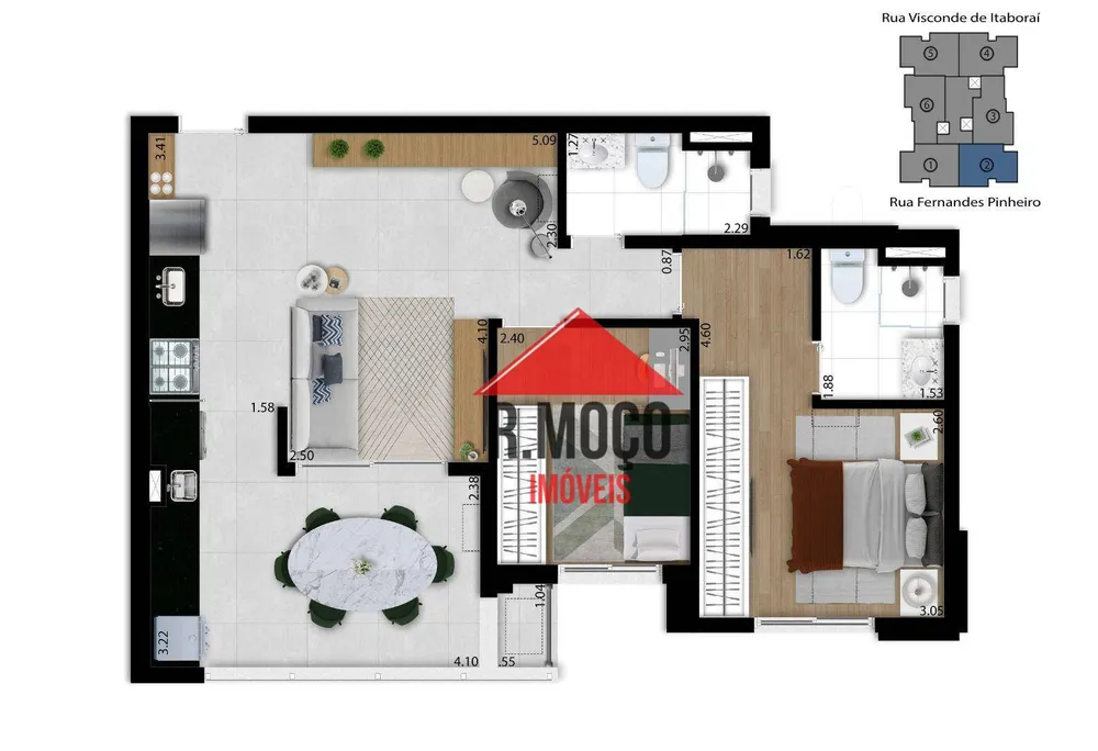 Apartamento, 2 quartos, 63 m² - Foto 14