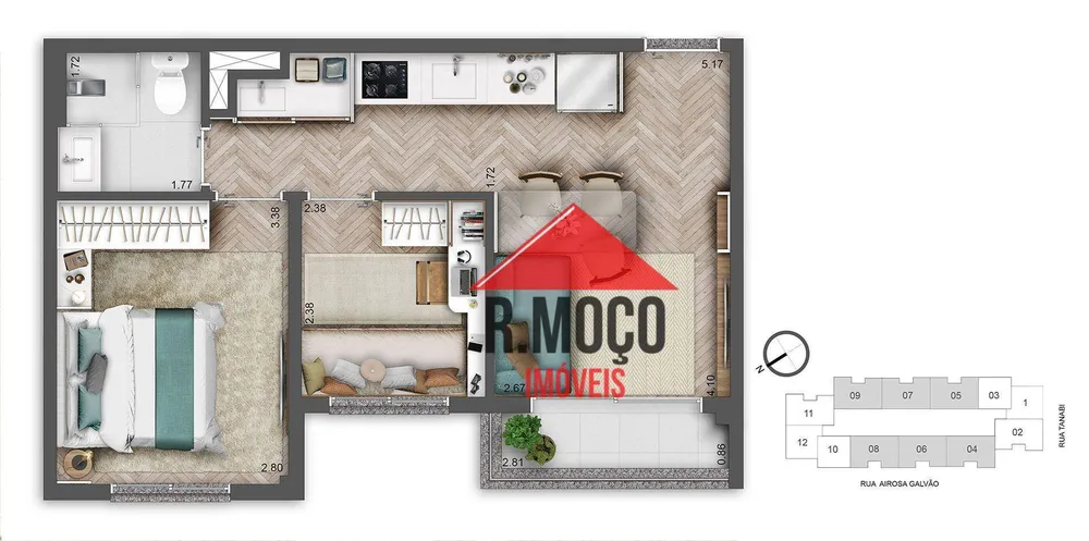 Apartamento, 2 quartos, 40 m² - Foto 16