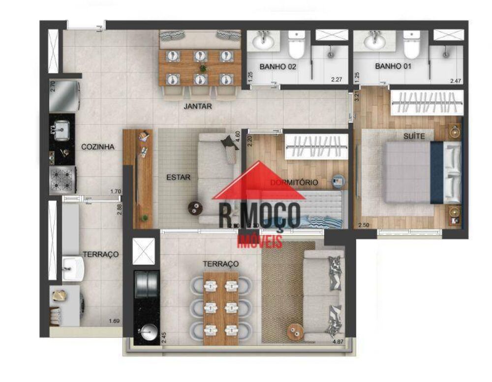 Apartamento, 2 quartos, 66 m² - Foto 19