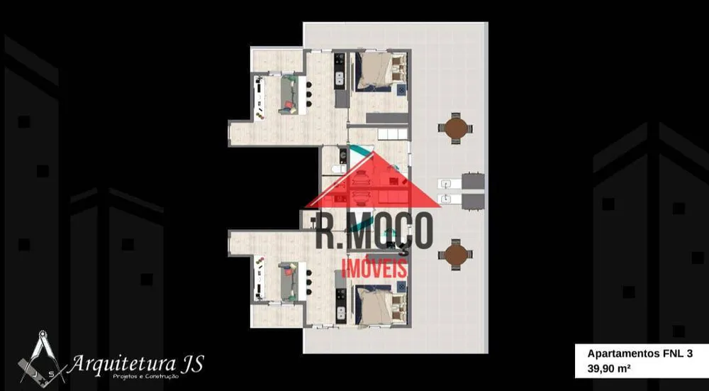 Apartamento, 2 quartos, 40 m² - Foto 12
