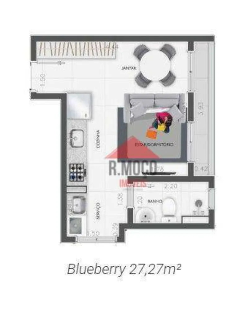 Apartamento, 1 quarto, 26 m² - Foto 5