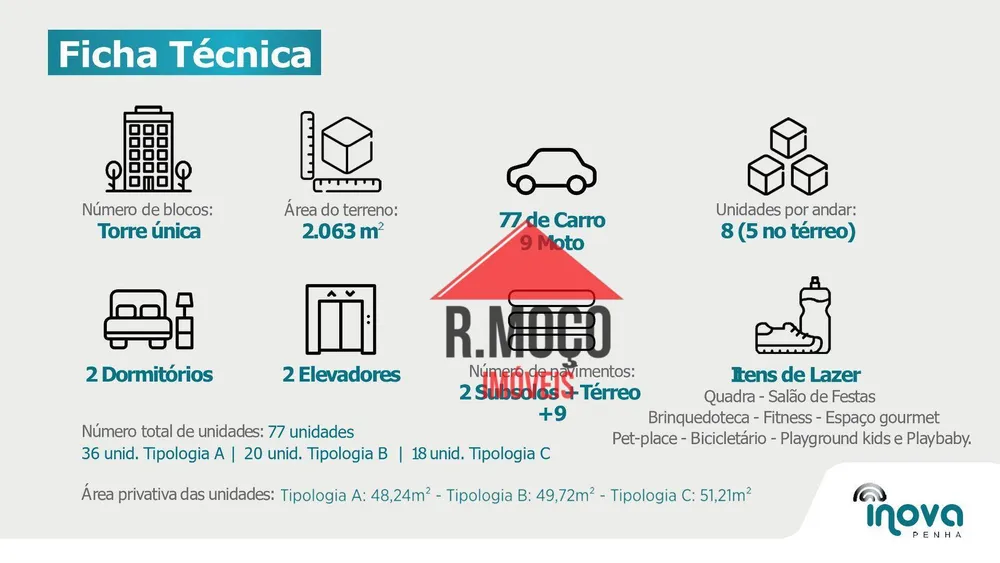 Apartamento, 2 quartos, 49 m² - Foto 3
