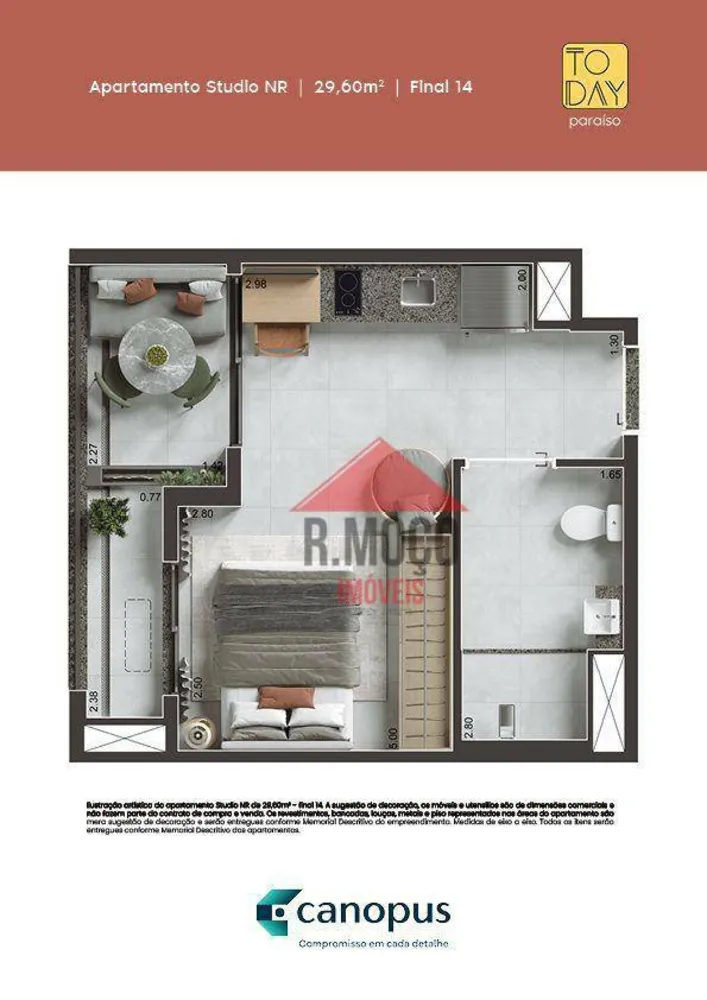 Apartamento, 1 quarto, 29 m² - Foto 13
