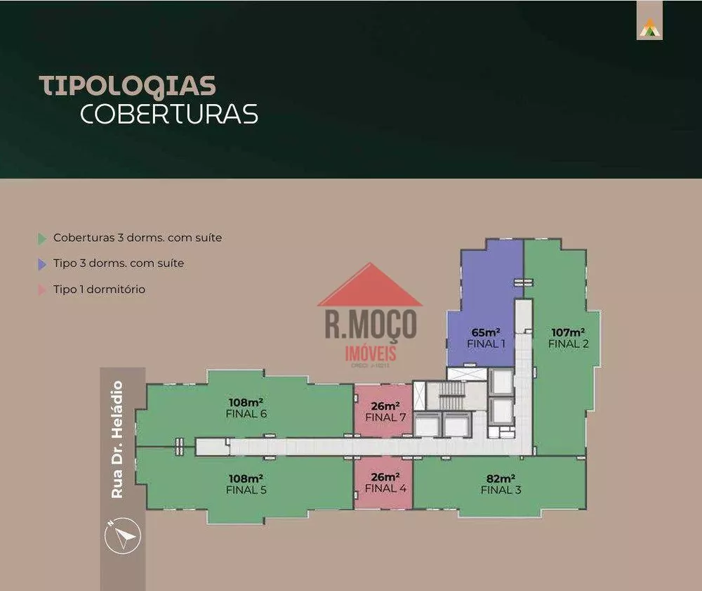 Apartamento, 1 quarto, 26 m² - Foto 1