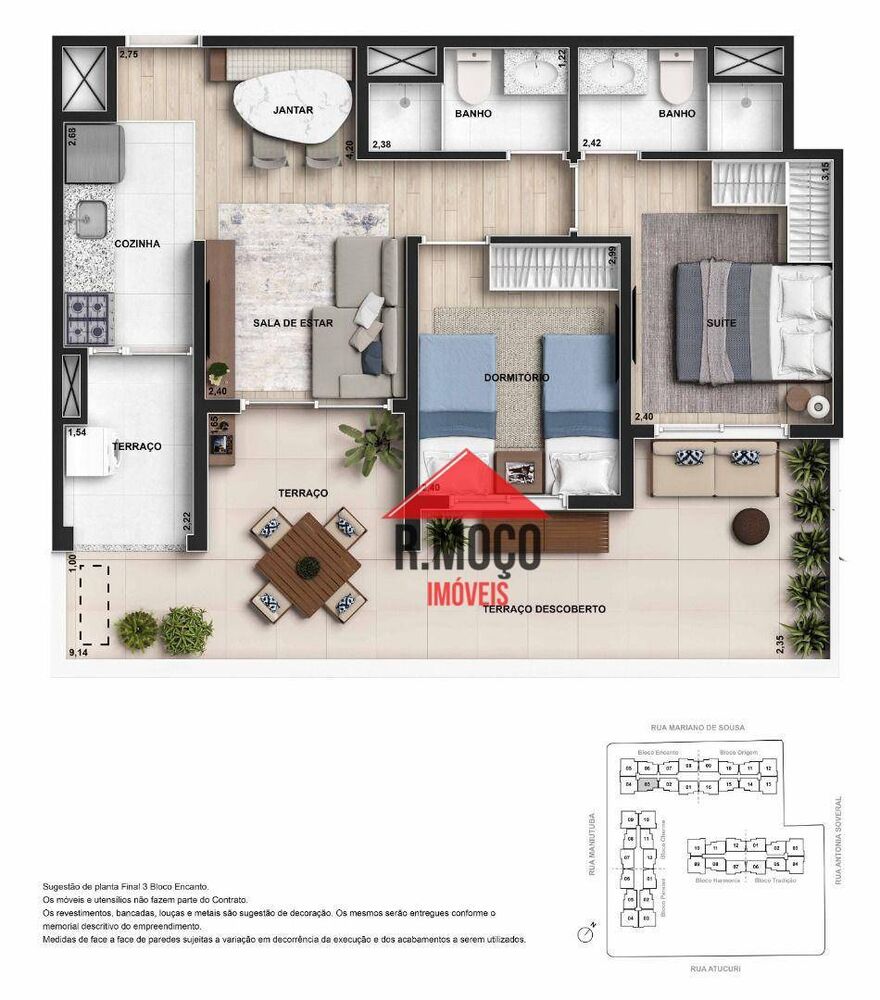 Apartamento, 2 quartos, 69 m² - Foto 9