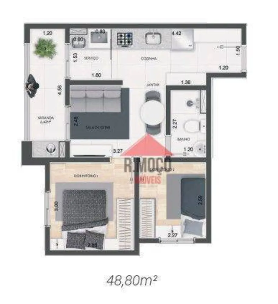 Apartamento, 1 quarto, 25 m² - Foto 11