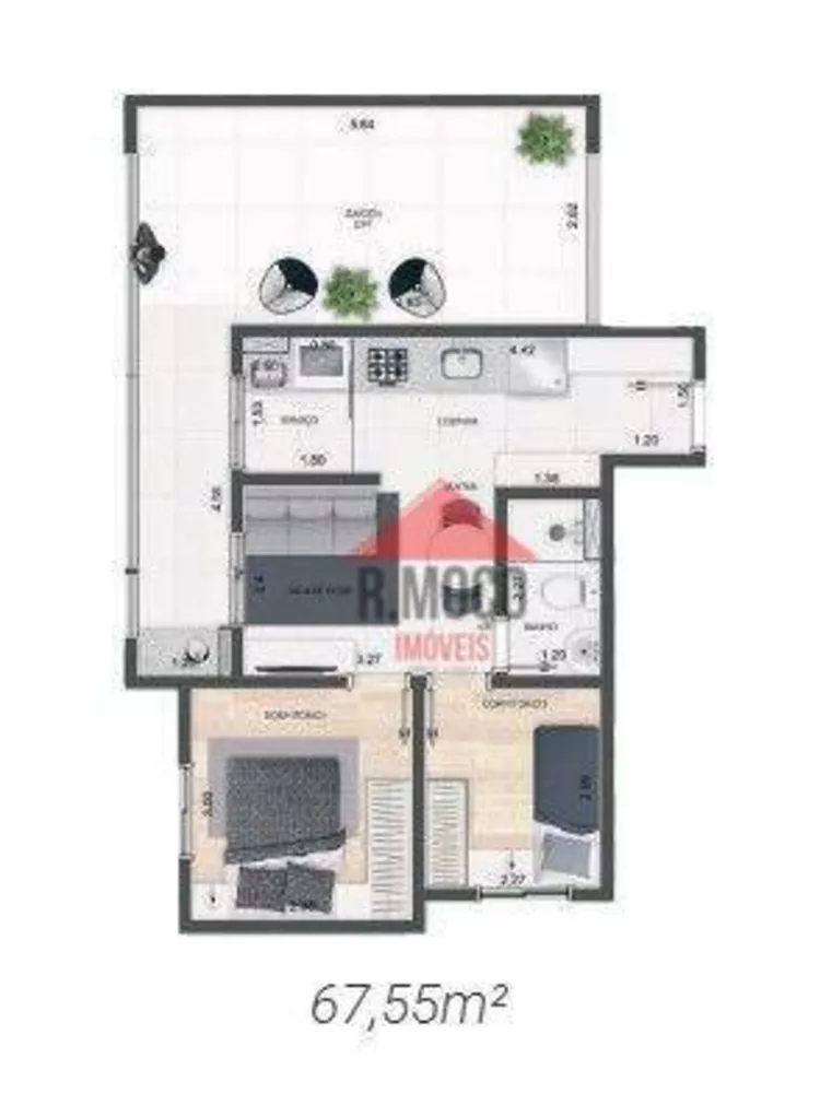 Apartamento, 1 quarto, 25 m² - Foto 6