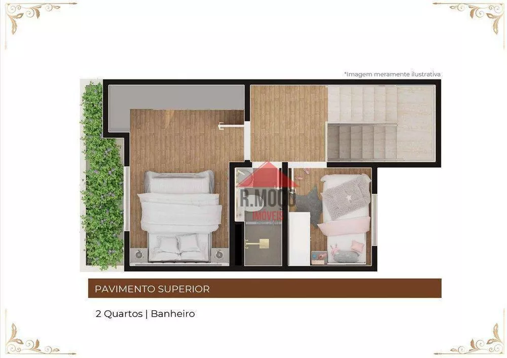 Sobrado, 2 quartos, 90 m² - Foto 4