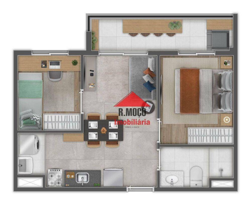 Apartamento, 2 quartos, 39 m² - Foto 5
