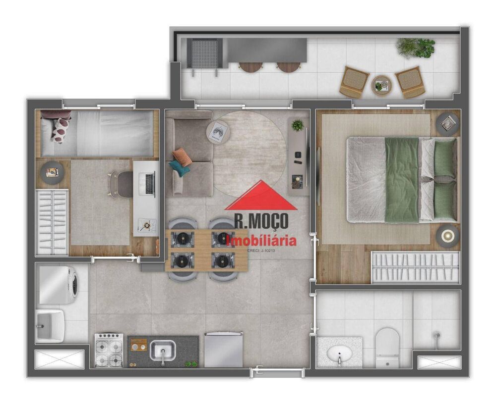 Apartamento, 2 quartos, 39 m² - Foto 3