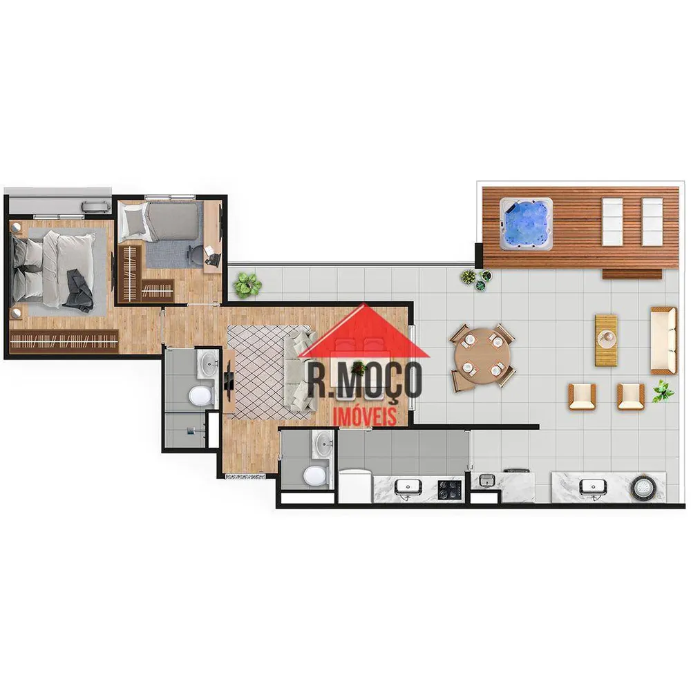 Apartamento, 2 quartos, 45 m² - Foto 13