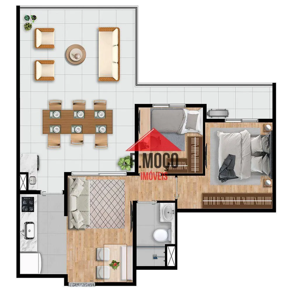 Apartamento, 2 quartos, 45 m² - Foto 12