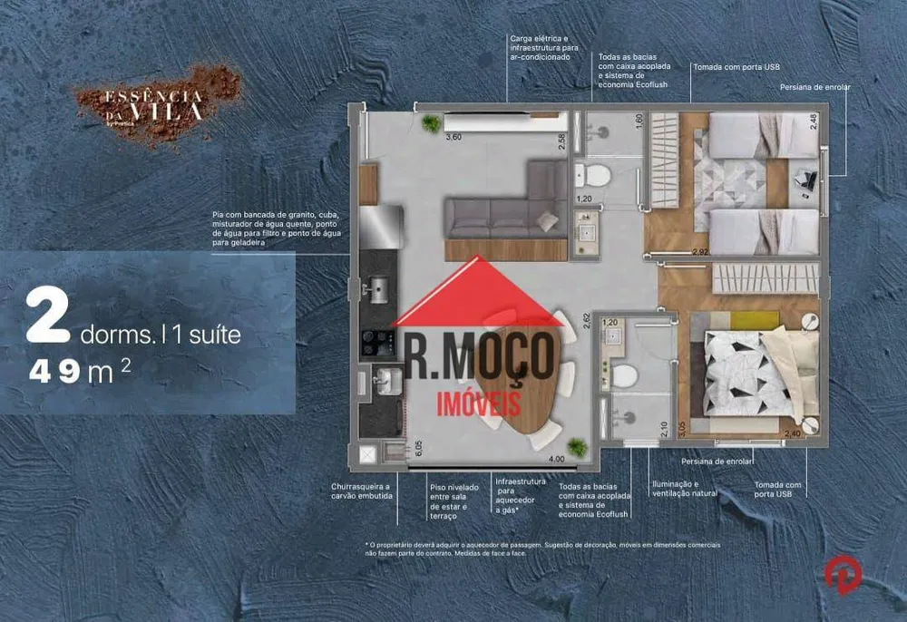Apartamento, 2 quartos, 40 m² - Foto 14