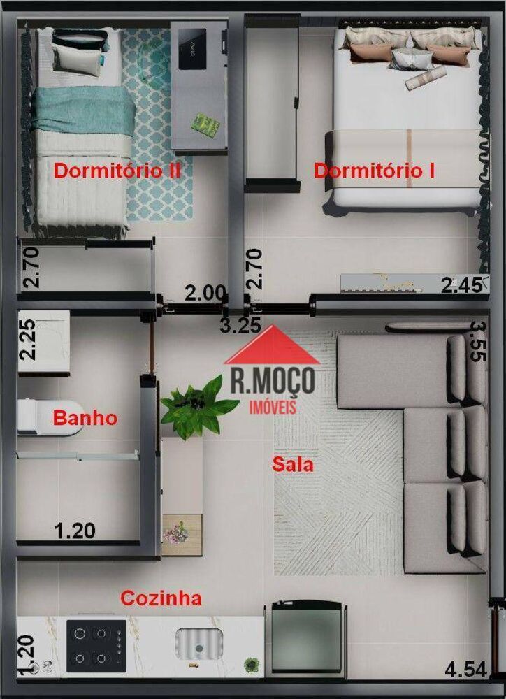 Apartamento, 2 quartos, 35 m² - Foto 22