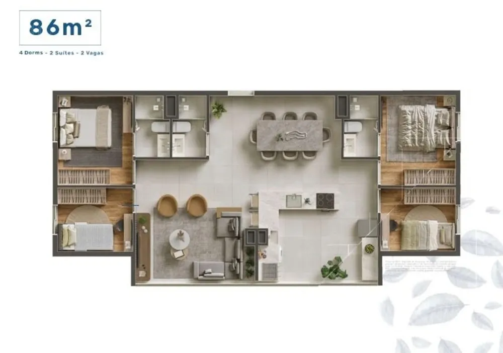 Apartamento, 1 quarto, 38 m² - Foto 6